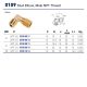 BRASS ELBOW CBMB6-1/4